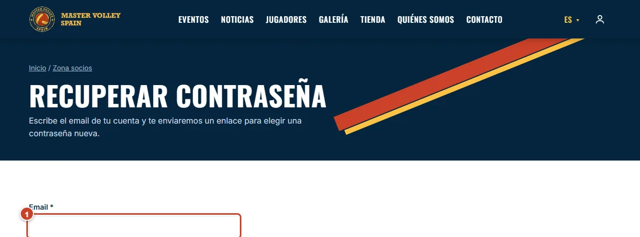 Recuperar contraseña