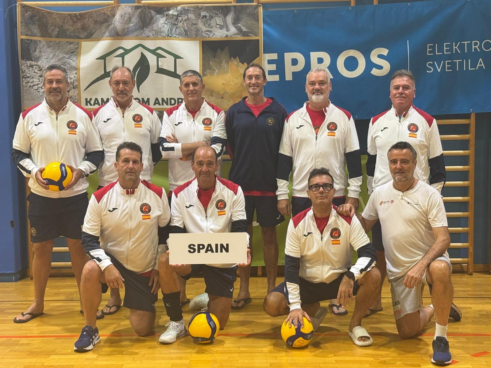 El equipo español en Braslovče 2025