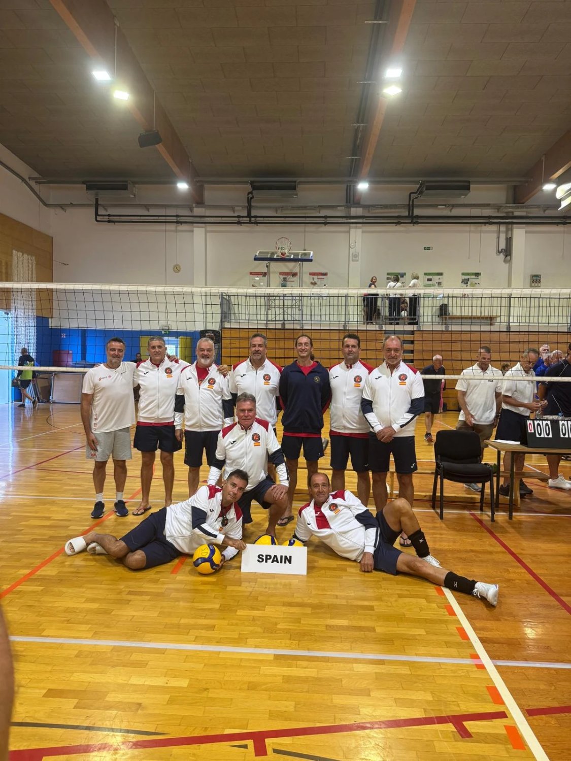 El equipo de Máster Volley Spain en el Torneo de Braslovče 2026.