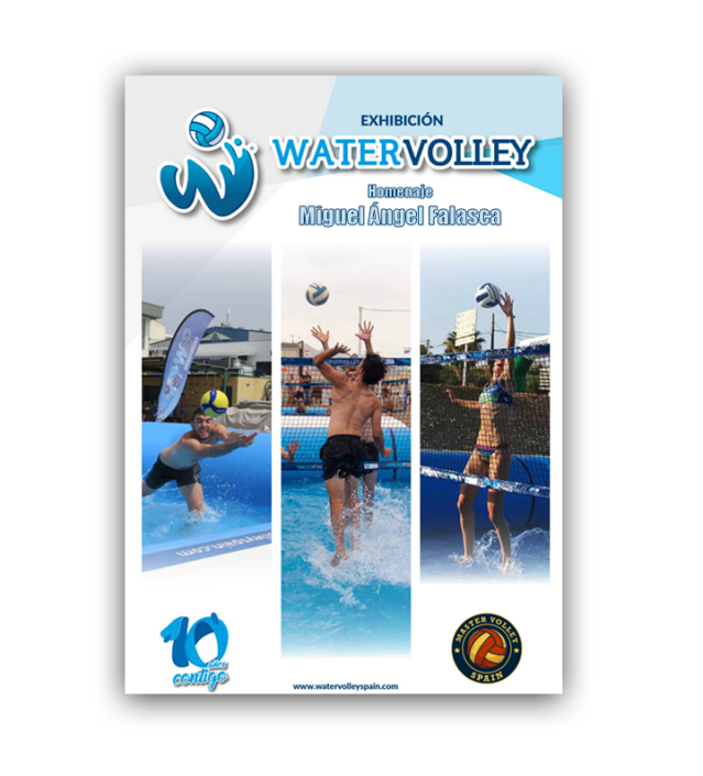 Master Volley Spain cartel SOLO homenaje FALASCA WATERVOLLEY